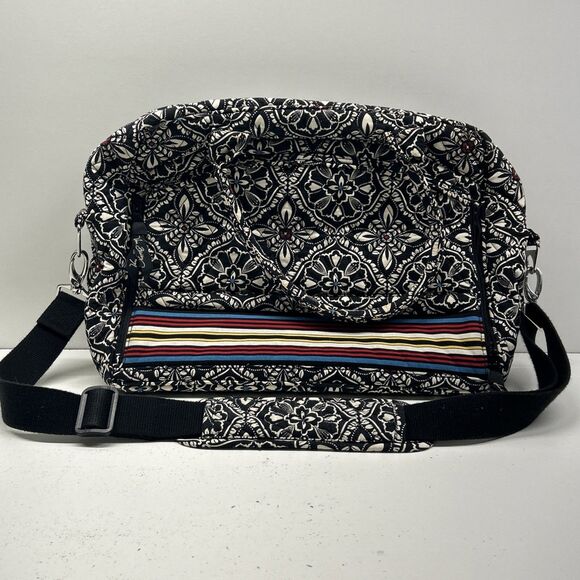 Vera Bradley Handbags - Vera Bradley Grand Weekender Travel Hand Bag-Barcelona Pattern 14x10x6